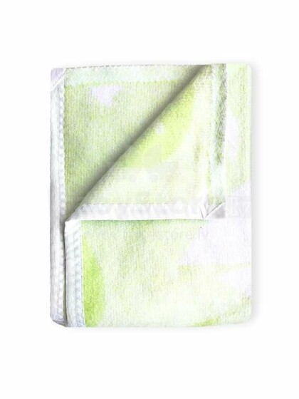 „Urga“ antklodė (antklodė) / languotas žalias 75x100cm