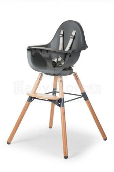 Childhome Evolu One 80° Art.CHEVO180NA Bērnu barošanas krēsliņš 2 in 1