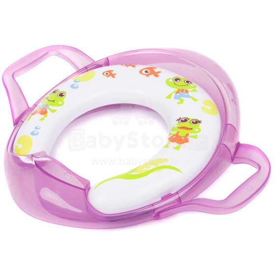 Fillikid Toilet trainer Softy Purple Art.M2700-32 Сидение/Накладка для унитаза, мягкая, с ручками