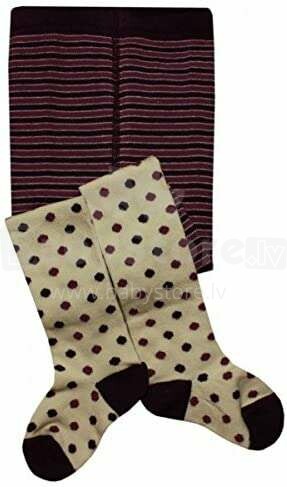 Weri Spezials K21 Kids cotton tights (56-160 sizes) dots