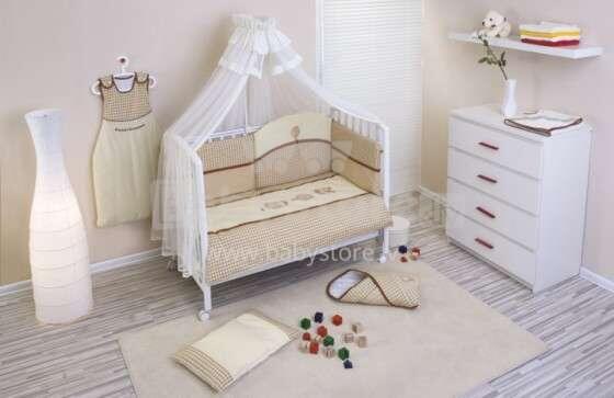 NINO-ESPANA Morada Beige Bērnu gultiņas aizsargapmale 180cm