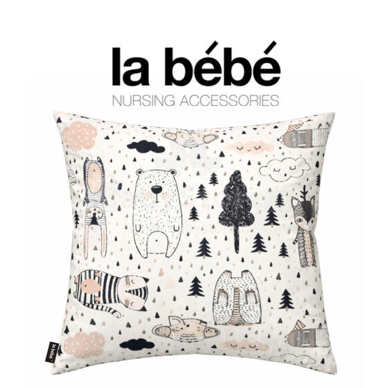 La Bebe™ Cotton  60x40 Art.72553 Kokvilnas spilvendrāna ar kanti 60x40cm