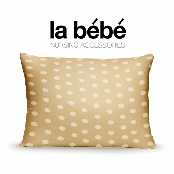 „La Bebe“ medvilniniai taškai „Art.72554“ medvilninė pagalvės užvalkalas su apvadu, dydis: 60x40cm