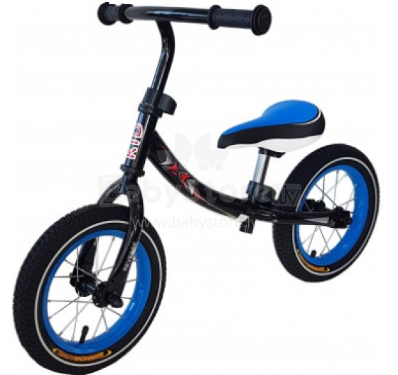 Aga Design Schumacher Kid Reverse Art.HD-079 Blue Bērnu skrējritenis ar metālisko rāmi un piepūšamajiem riteņiem