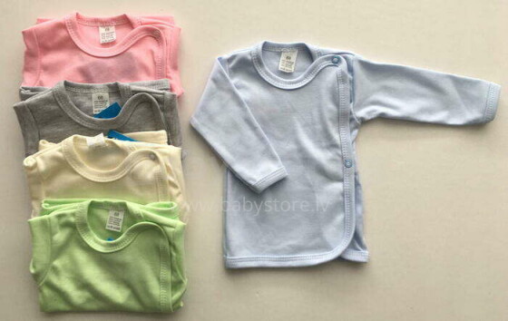 Margo Art.11003 Kūdikių marškinėliai 100% medvilnė be pirštinių