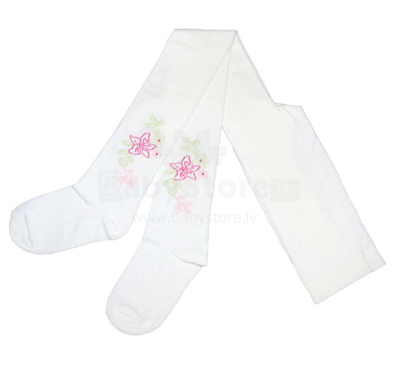 Weri Spezials Art.73346 Cream Kids cotton tights 56-160 sizes