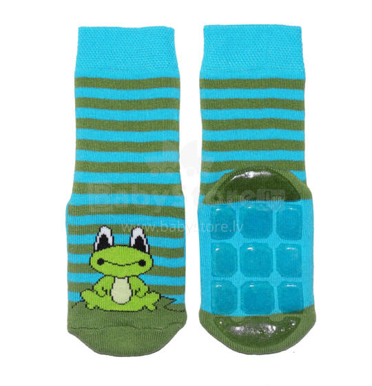 Weri Spezials Art.22001 Frog Детские Носочки антискользящие с резиновыми тормозами (ABS)
