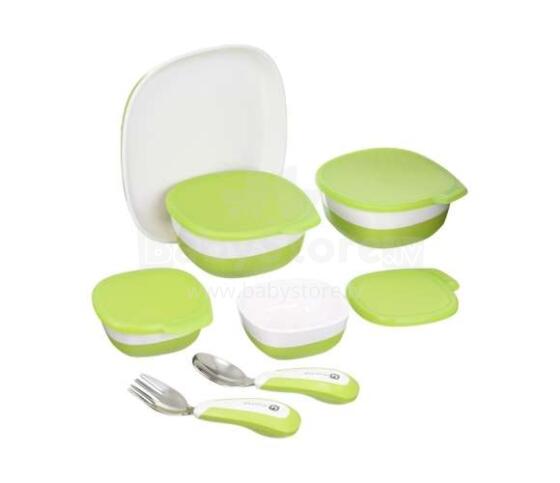 4Moms Dinner Set Art.16269 Green ēšanas piederumu komplekts