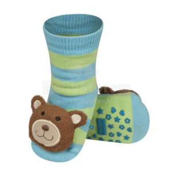SOXO Baby Art.63129 - 5 ABS Infant socks with rattle