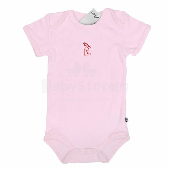 Pippi Art.342-351-50 Baby Bodysuit su trumpomis rankovėmis