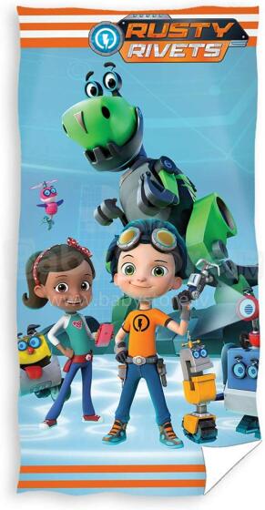 Carbotex Towel Disney Rusty Art.RR172001-R Bērnu mīksts dabīgas kokvilnas dvielis 70х140cm