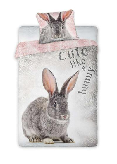 Faro Tekstylia Disney Bedding Bunny Art.75572 Kokvilnas gūltas veļas komplekts 140x200