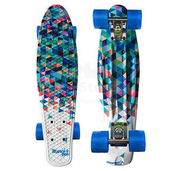 Meteor®  Penny Board Art.22603 Geometric Bērnu skrituļdēlis