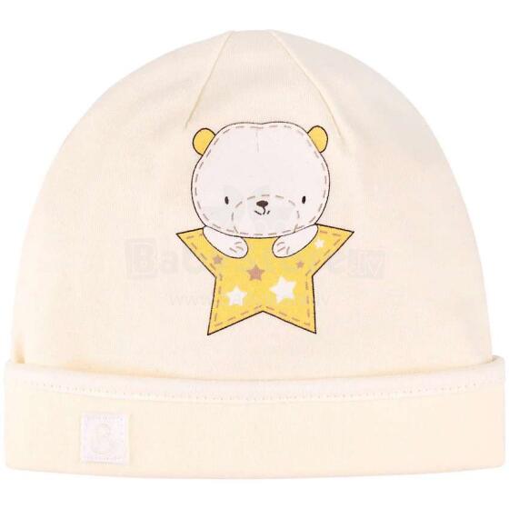 Bembi Bear Art.SHP73-200 Beige Mazuļu (zīdaiņu) kokvilnas cepure