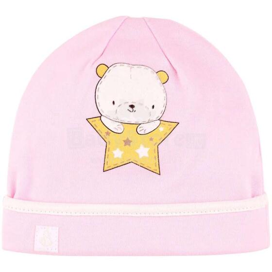 Bembi Bear Art.SHP73-300 Pink Шапочка для новорождённых 100% хлопок