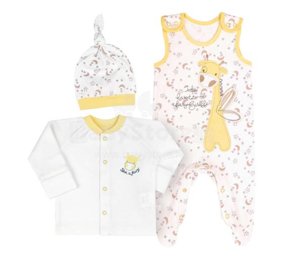Bembi Giraffe Art.KP219-251 Yellow  Bērnu komplektiņš no 3 daļam