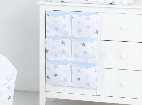 Mamo Tato Stars Blue Art.76337 Mantu kabata gultiņai (40x65 см)