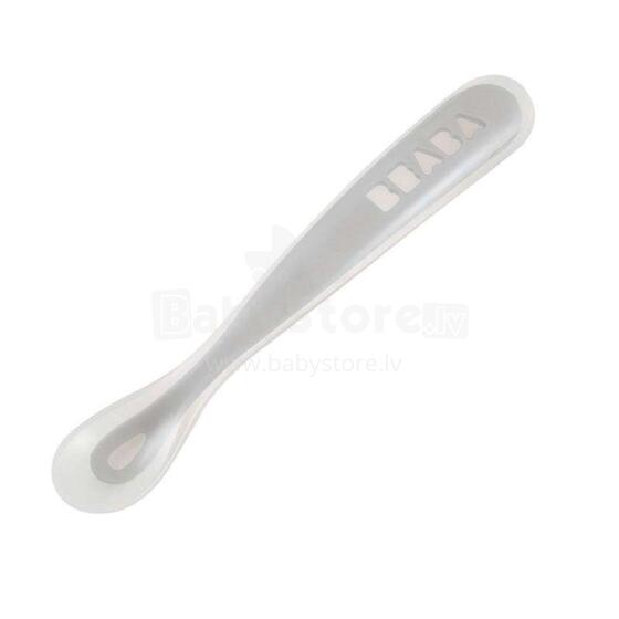 Beaba Spoon Art.913463 Силиконовая эргономическая ложечка от 4мес,1 шт
