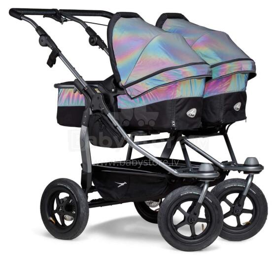 TFK Duo Mono Combi Art.T-D1-KA-GID Glow in the Dark Dvīņu ratiņi/rati 2 vienā