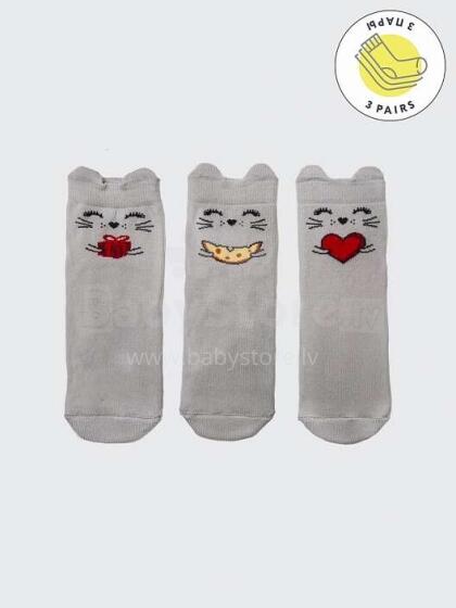 NORD TEXTILE Art.76765  Bērnu kokvilnas zeķītes,3 gab