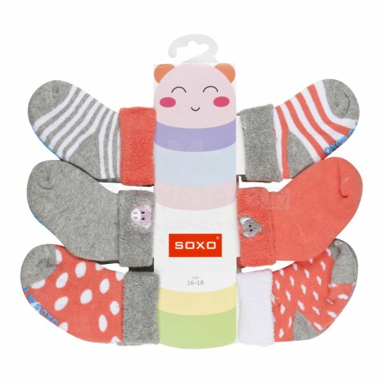 Soxo Art.87903  Infant socks  6gab