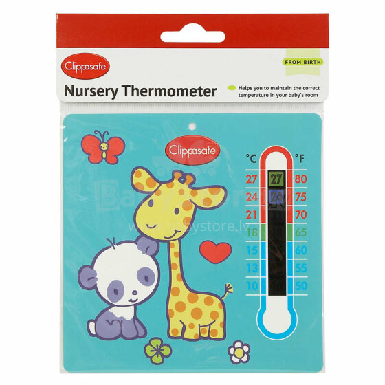 Clippasafe darželio termometras CLI46 Vaikų kambario termometras