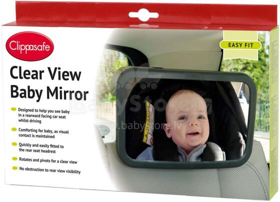 Clippasafe Clear View Baby Mirror Art.CL58/1 Детское контрольное зеркало в машине