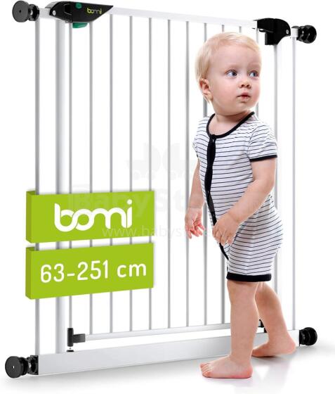 Bomi® Mira Safety Gate Art.76935 White Drošības Vārti