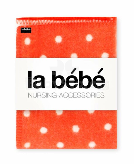 La Bebe™ Strawberry Dots Natural Lambswool Baby blanket Dots 140x100cm