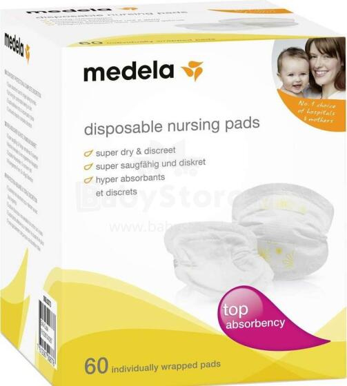 Medela Nursing Pads Art.008.0374 Krūštura ielikņi 60 gb