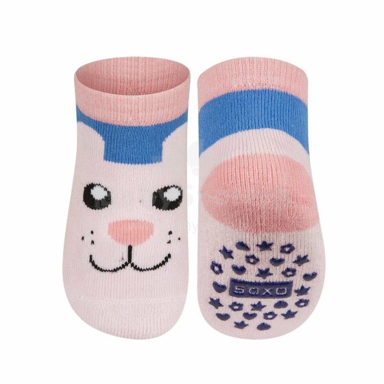 SOXO Baby 68759 - 4 AntiSlip ABS Stilingos kūdikių kojinės