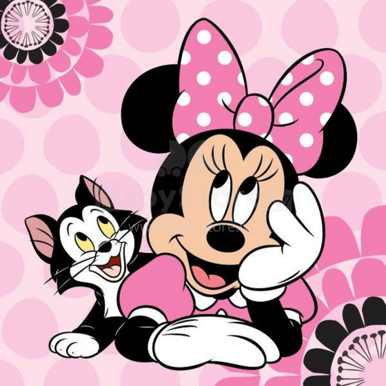 Faro Tekstylia Towel Disney Minnie Art.067  Bērnu mīksts dabīgas kokvilnas dvielis 30х30cm