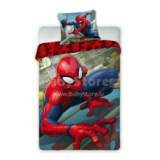 Faro Tekstylia Art.039 Spider-Man  Kokvilnas gūltas veļas komplekts 160x200