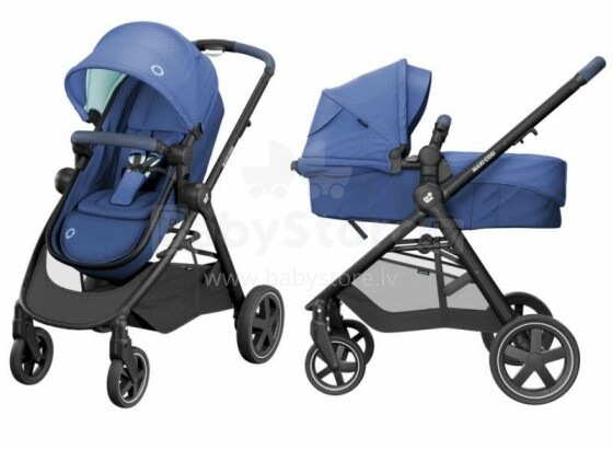 Maxi Cosi '20 Zelia Art.77494 Essential Blue transformuojamas vežimėlis