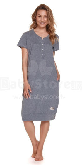 Doctornap  Cotton Night Dress Art.4348  Kokvilnas naktskrekliņš grūtniecēm/barošanai