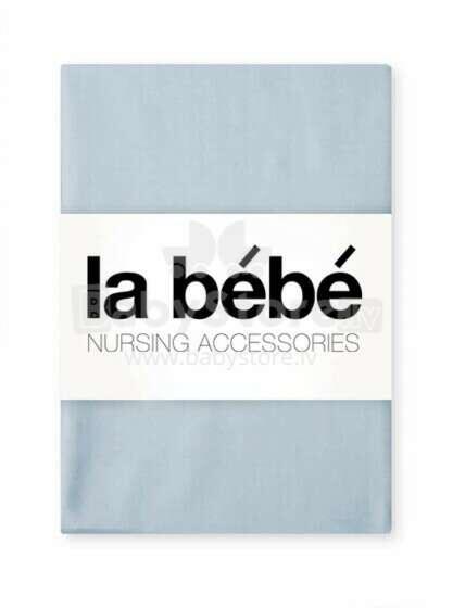 La Bebe™ Satin Silver Art.77665 Mazuļu dabīgas kokvilnas/satīna autiņš izm.75x75 cm