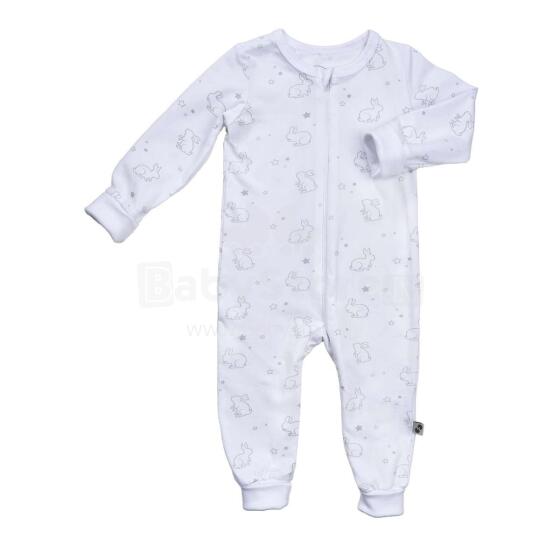 NordBaby Andy Art.78924 White  Детский хлопковый комбинезон