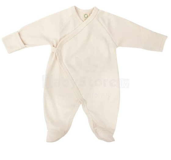 Wooly Organic Sleepsuit Art.1-98-50-07 Ecru Ползунок с длинными рукавами из органического хлопка