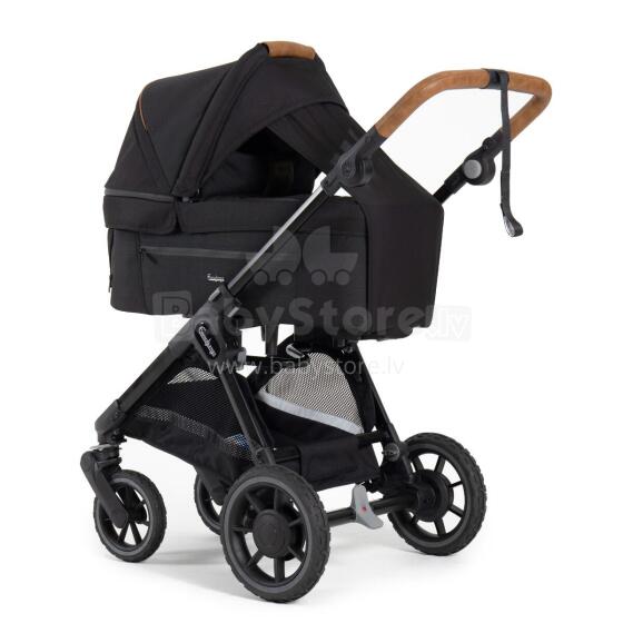 Emmaljunga Sento Outdoor Art.78989 Black  Stroller with cradle