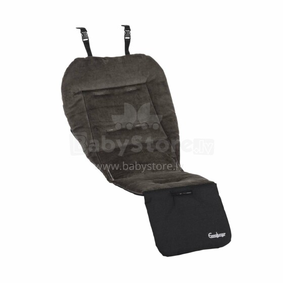 „Emmaljunga“ minkštas sėdynių kilimėlis Art. 62917 „Competition Black“ minkštas įdėklas vežimėliui