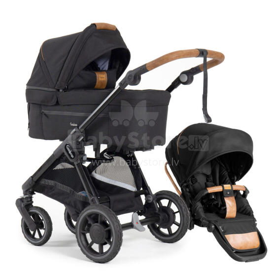 Emmaljunga Sento Art.79353 Outdoor Black Коляска 2 в 1
