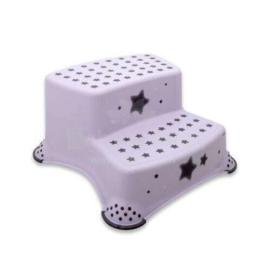 Lorelli Double Step Stool Art.10130670519 Stars White Paliktnis kājām
