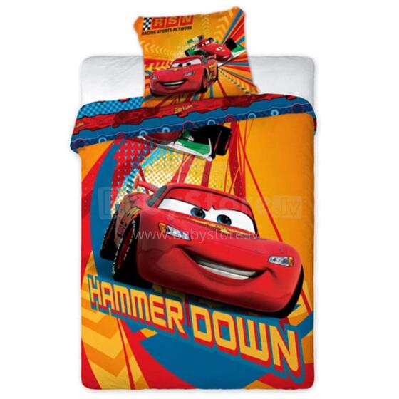Faro Tekstylia Disney Bedding Cars Art.12  Kokvilnas gūltas veļas komplekts 160x200cm