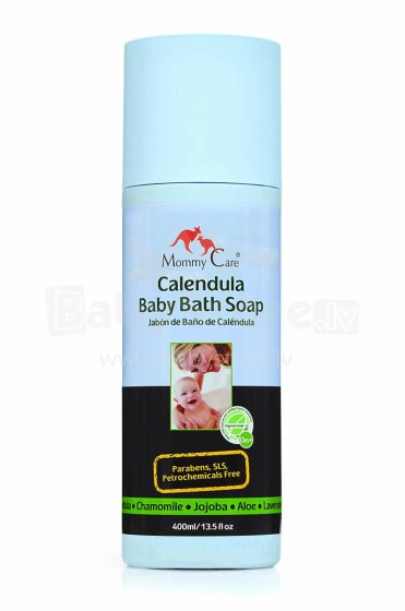 Mommy Care On Baby Art.8000048 Kliņģerīšu šķidrās vannas ziepes bērniem, 200 ml