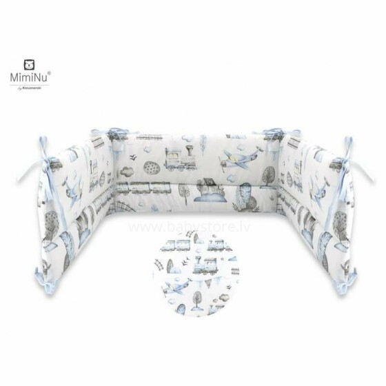 MimiNu Bed Bumper Art.138453 Бортик-охранка для детской кроватки 360cм