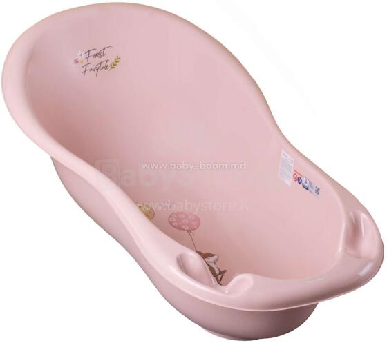 Tega Baby Art. FF-005 Forest Fairytale Light Pink Bērnu Vanniņa 102 cm