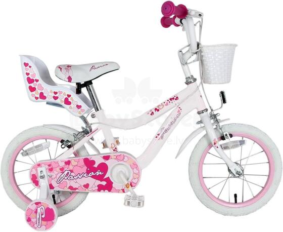 Kids Bike Wheels Collas 12' Pink Art.8059 Children's two-wheeled bicycle with additional wheels