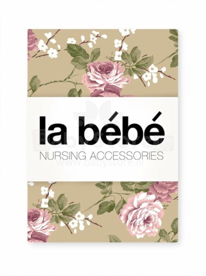 La Bebe™ Satin 75x75 Art.80908 Roses Хлопковая пеленочка для малышей 75x75 см