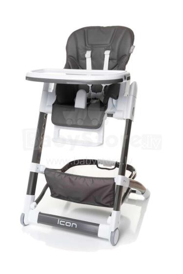4Baby'18 Icon Col.Grey Bērnu barošanas krēsliņš
