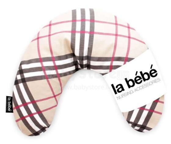 La Bebe™ Mimi Nursing Satin Pillow Art.80961 London Griķu pakaviņš spilventiņš 19*46cm
